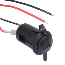 Prewired Cigarette Lighter Socket 10A 12V A13-65A