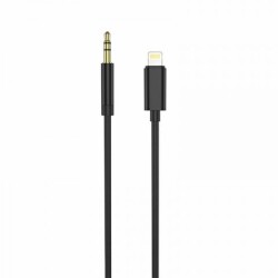 PRZEWOD LIGHTNING/3,5MM AUX BLACK