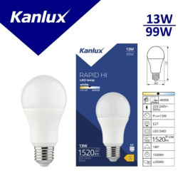 Żarówka LED E27 RAPID HI v2 E27-NW 1520lm 4000K barwa neutralna 22954