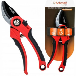Sekator ogrodowy kowadełkowy nastawny 205mm Schmith