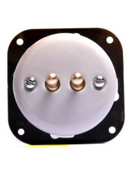 CERAMICZNY WŁĄCZNIK PODTYNKOWY DWUTOROWY DŹWIGNIOWY SZARY CWPT2DG