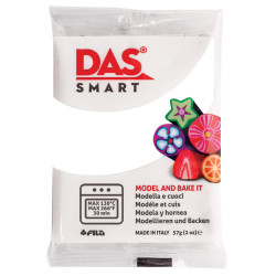 DAS 321001 Smart Oven-Bake Clay 57g (2x 28.5g) White