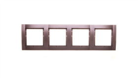 Polo.Fiorena Ramka Poczwórna Antracyt Mat 22011920