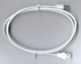 KABEL WTYK USB A - WTYK USB B 2.00M BIAŁY AMP (KABUSB-B-20AMP)