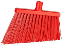 Miotła Przemysł spożywczy, podłogi mokre Czerwony Poliester, Polipropylen, Stal nierdzewna Bardzo wysoka twardość