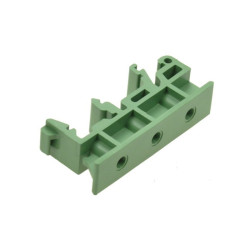 Uchwyt mocujący na szynie TS35 DIN, zielony Dinkle, 10mm