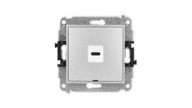 Icon Mechanizm Gniazda Pojedynczego 1Xusb C-C, Bez Pola Opisowego Srebrny...