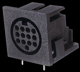 DIN PCB socket, 13-pin (Atari)