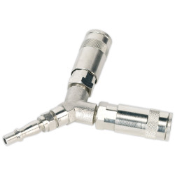 Sealey ACX55 Y Adaptor with Twin Coupling Bodies