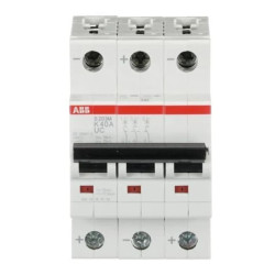 Wyłącznik nadprądowy 3P char. K 40A 10kA AC/DC S203M-K40UC 2CDS273061R0557