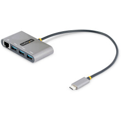 StarTech.com HB30C3A1GEA2 StarTech.com 3-Port USB-C Hub with Ethernet - 3x