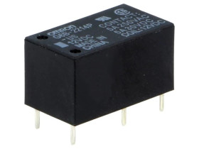 Przekaźnik: elektromagnetyczny DPST-NO Ucewki: 12VDC 5A/250VAC G6B-2214P-US 12VDC