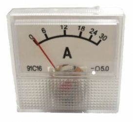 Amperomierz analogowy: 30A (mały)