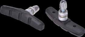 Bike - brake shoes, aluminium/steel rim