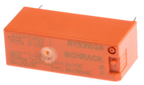 Przekaźnik mocy 24V dc SPST TE Connectivity, montaż PCB 2350Ω Otwór przezierny