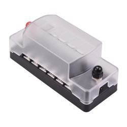 6 Way Standard Blade Fuse Box 20A 32VDC