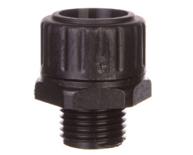 Dławnica do węża osłonowego M16 IP65 SILVYN HG-M 16x1,5 czarna 55501610 /100 szt./