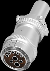 Socket housing, 9 pole, straight, natural, HDB36-24-91SE-059