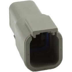 Socket housing, for rectangular miniature plug, PX0011P06GY