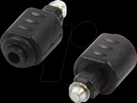 CA1016 Audio adapter, Toslink/M to Mini-Toslink/F, black