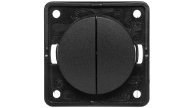 Integro Flow/Pure Łącznik Wieloklawiszowy Przyciskowy Antracyt Mat 0936752505