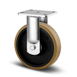 Koło samonastawne średnica kabla 100mm Płyta Tente 900kg wysokość całkowita 145mm