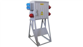 Rozdzielnica Budowlana Erb60a2 Na Stojaku, Ip54, Gniazda: 2X Cee 32A, 1X Cee...