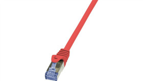 Logilink Patchcord S/Ftp Czerwony Kat.6A Lszh 2,0M.