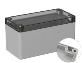 Obudowa ogólnego użytku ekranowana Szary IP66 Silikon, 80 x 160 x 85mm, RS PRO 5U2