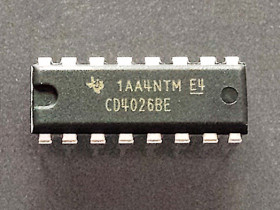 CMOS 4026 DIP16/25 TI CD4026BE