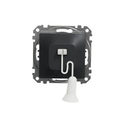 Przycisk z cięgnem, czarny antracyt, Sedna Design i Elements SDD114122