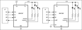 SMBus/I²C Interfaced 4-Port, Level-Translating GPIOs and LED Drivers