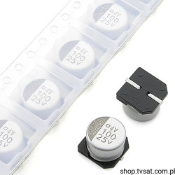 EMV250ADA101MH 100uF 25V Electrolit SMD-8X6.2 NIPPONCHEM