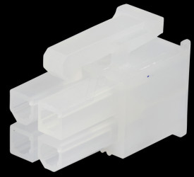 5557-04R / 3901-2040 Molex crimp housing - Mini-Fit Jr. - 2x2-pin - socket