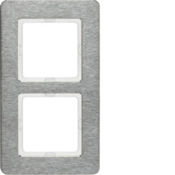 Berker Q.7 Ramka podwójna pionowa stal szlachetna 10126083