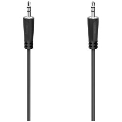 Hama 00205262 Jack Audio Cable 3.5mm Black 1.5m