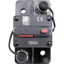TRU COMPONENTS TC-13596608 Fuse circuit breaker 180A Black Car Fuses