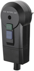 Bachmann 919.183 Adapter ochrony osobistej PRCD 230 V czarny IP44