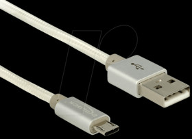 83917 Data and Charging Cable USB 2.0 Type-A male > USB 2.0 Micro-B ma