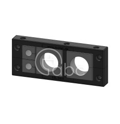 Rama przepustowa KEL 24, na 2 moduły KT małe i 2 moduły KT duże, czarna,...