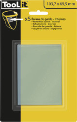 Szyba zamienna do hełmu do spawania Toolit 043695 1 szt.