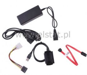 Konwerter USB na 2x IDE 2,5 i 3,5 + SATA