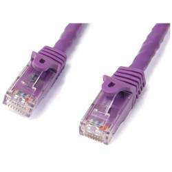 StarTech N6PATC2MPL 2m Purple Snagless Cat6 UTP Patch Cable - ETL Verified