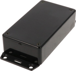 ABS enclosure, (L x W x H) 112 x 62 x 31 mm, black (RAL 9005), IP54, 1591BF2SBK
