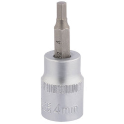 Draper Expert 16282 3/8" Sq. Dr. Socket with Hexagonal Bit (4mm)