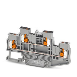 Dwurzędowa złączka szynowa Phoenix Contact poziomy: 2 20AWGPush-X 5-PV, XTTB 2