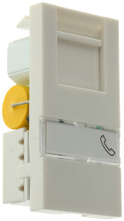 Gniazdko telefoniczne, l. żył: 1