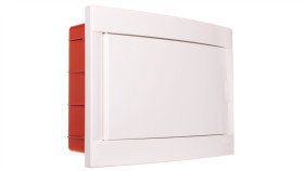 Rozdzielnica Podtynkowa 1-Rzędowa 12-Modułowa Ip40 Drzwi Białe 90911412 Viko...