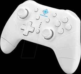 GAM-103-W Nintendo Switch Bluetooth Controller, Weiß
