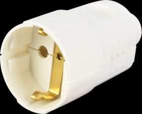 912.270 Coupling, type F – CEE 7/3, 16 A, white